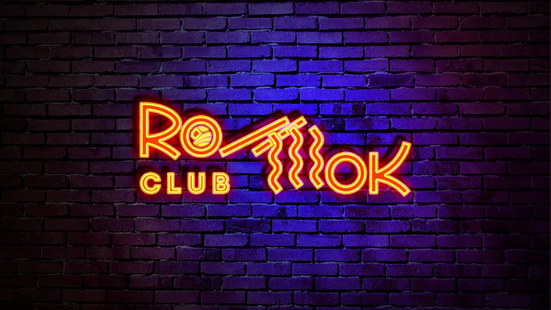 Разработка интерьерной вывески суши-бара «Roll Wok Club» в Алапаевске